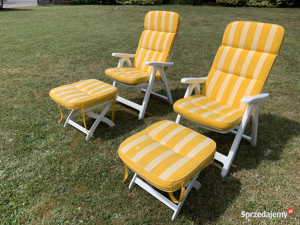 Materacyki Kettler na leżaki i podnóżek poduszki