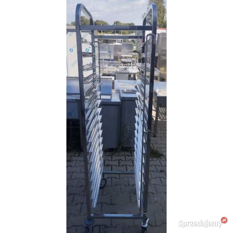 Wózek Na Tace Mobilny 16 prowadnic 4060 S 1650O Nowe Skalmierzyce