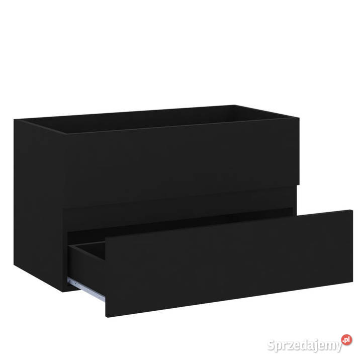 Szafka pod umywalkę czarna 80x385x45 WM804747 Warszawa