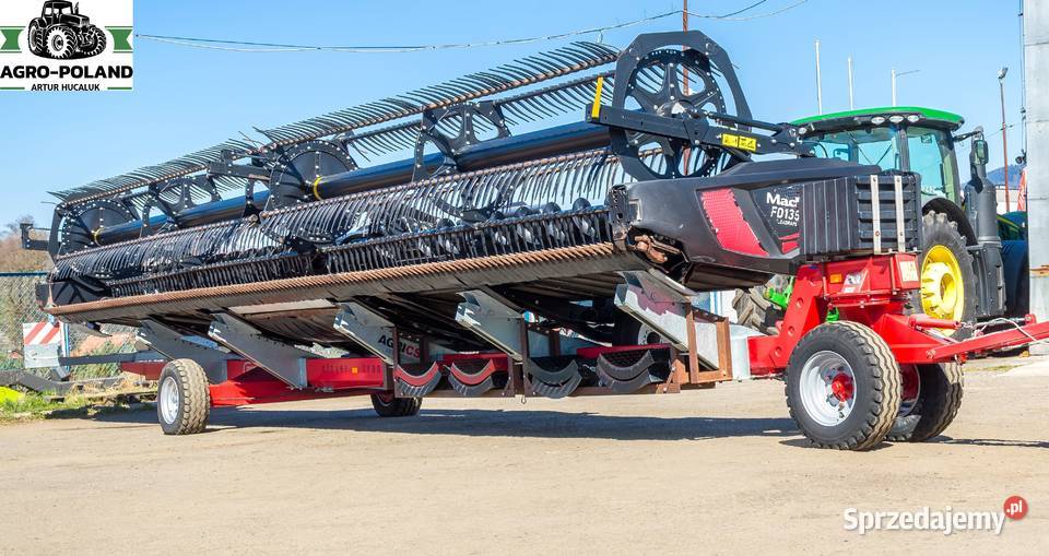 Heder MacDon FD 135 FLEXDRAPER 2018 107 M Kudowa-Zdrój sprzedam