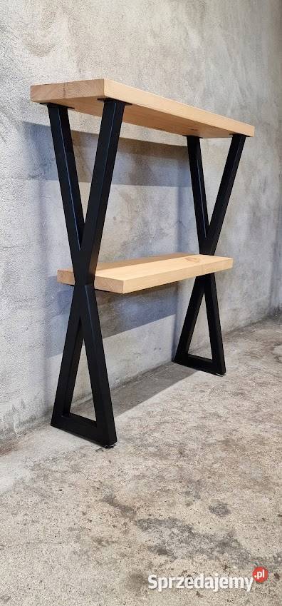 Konsola loft BLAT SOSNOWY dębowy NA WYMIAR Bartoszyce sprzedam