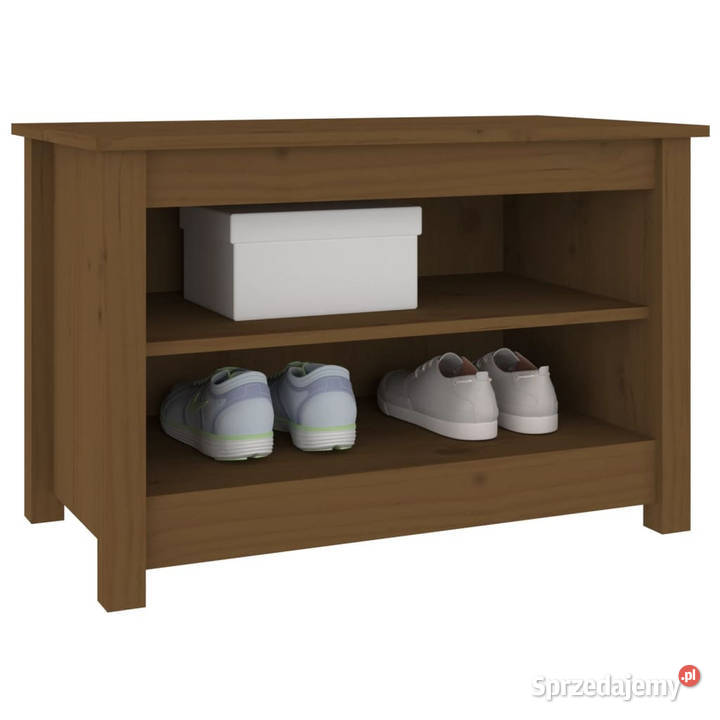 Szafka na buty miodowy brąz 70x38x455 drewno Warszawa