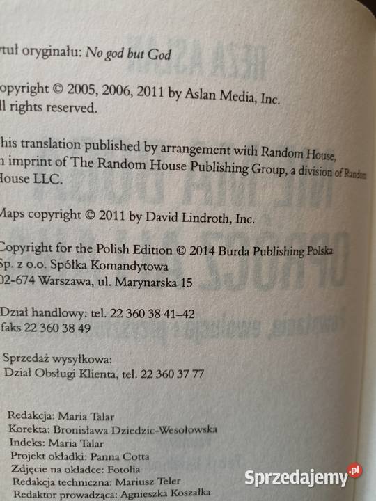 Nie ma boga oprócz Allacha książki Warszawa