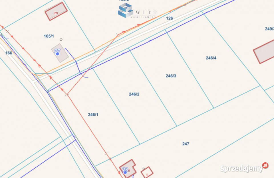 sprzedaży gruntu 1400m2 Ostaszewo