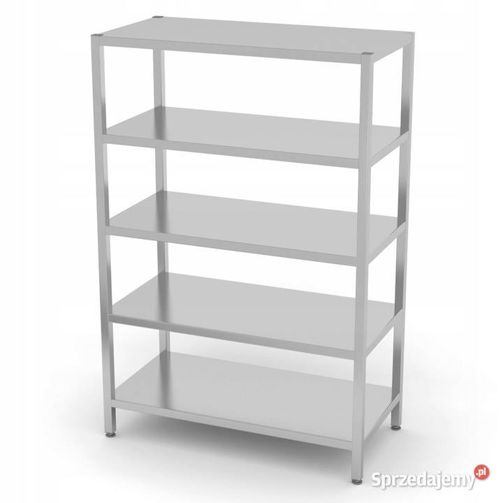 Regał magazynowy gastronomiczny 5 półek pełnych Góra