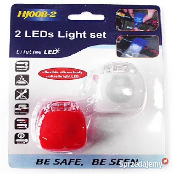 Światła Rowerowe Wodoodporne Led Mocne Super lubuskie