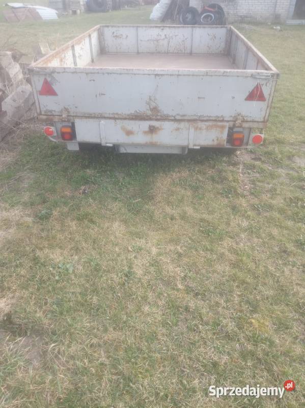 Przyczepka dwu osiowa tandem nieuszkodzony