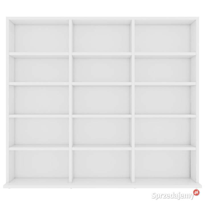 Szafka na płyty CD biała 102x23x895 WM801787