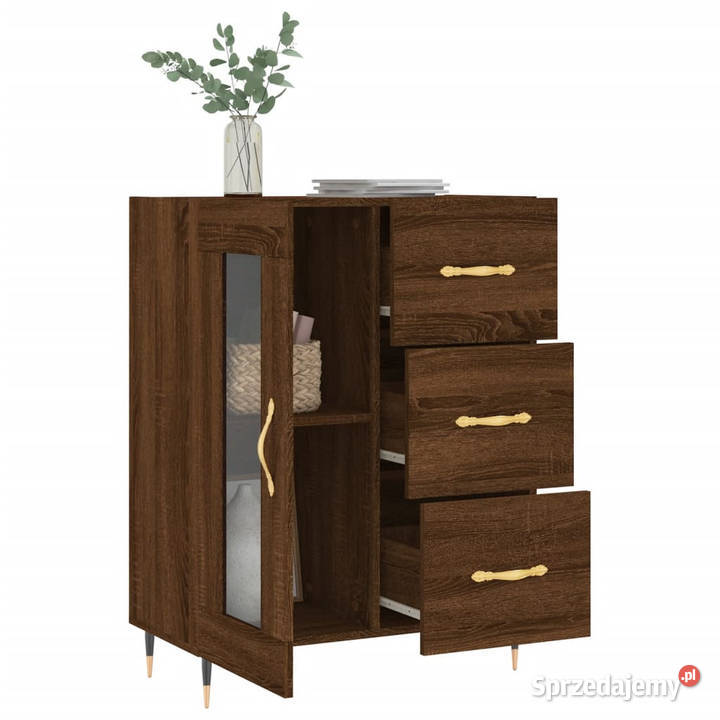 Szafka brązowy dąb 695x34x90 materiał mazowieckie Warszawa