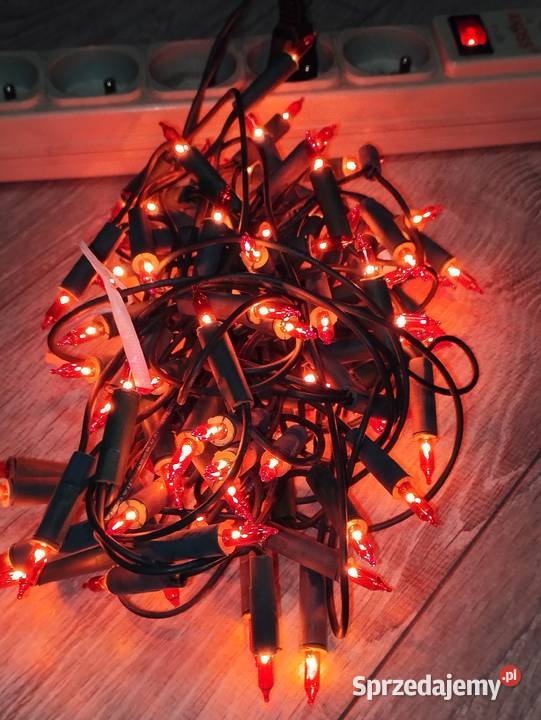 lampki choinkowe 100 sztuk pomarańczowe Poznań