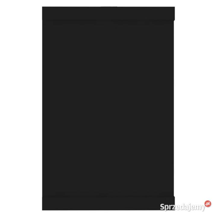 Półki ścienne kostki 2 czarne 60x15x23 WM807136