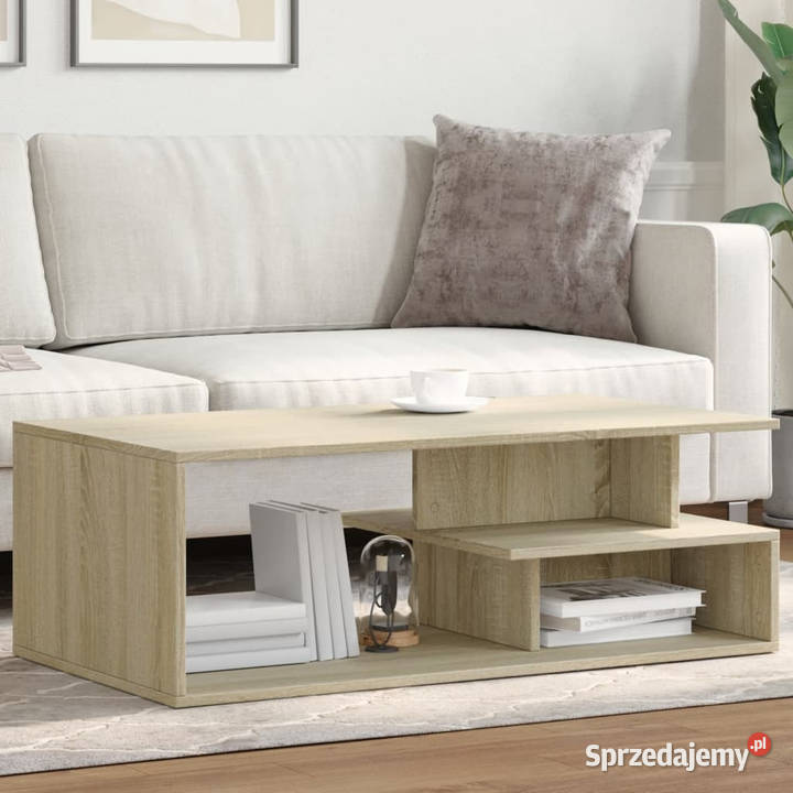 Stolik kawowy dąb sonoma 102x55x35 materiał mazowieckie Warszawa
