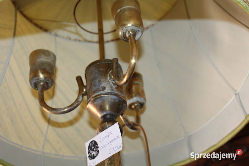 Mosiężna lampa podłogowa 43 zachodniopomorskie Szczecin