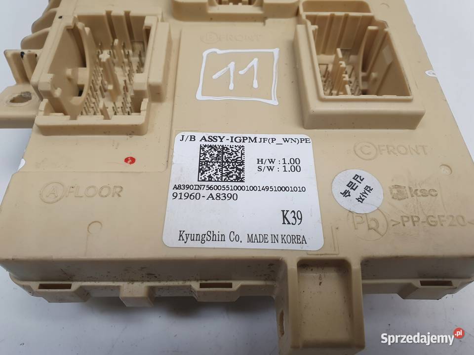 Kia Optima IV SKRZYNKA BEZPIECZNIKÓW Moduł Rudka