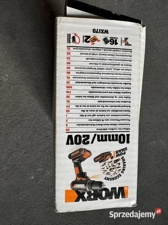 Wiertarkowkrętarka akumulatorowa Worx WX170 20V Pełch