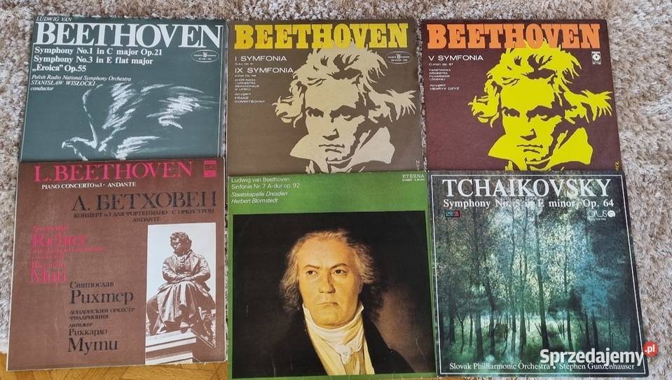 Beethoven Czajkowski na płycie winylowej Zielona Góra