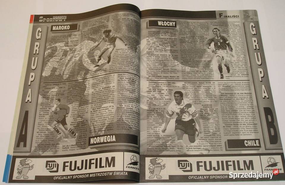 MAGAZYN SPORTOWY SKARB KIBICA MŚ 1998 Łódź