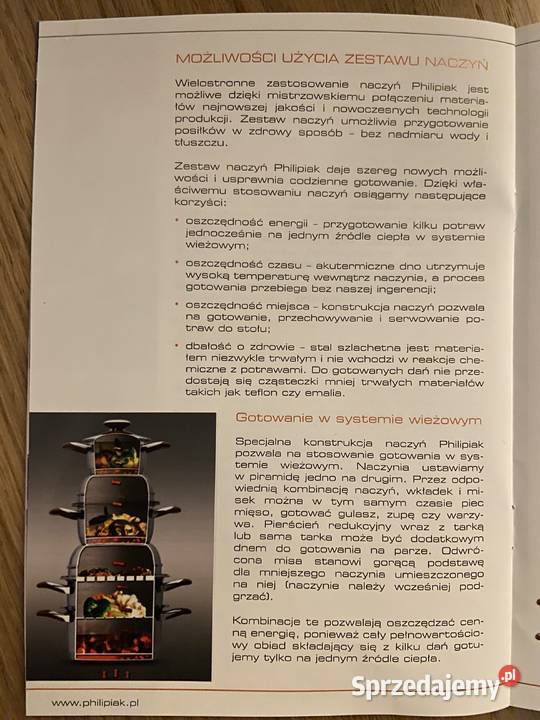 Ekskluzywny zestaw garnków Philipiak 16 Wrocław sprzedam