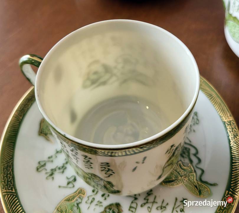 Kolekcjonerska porcelana japońska Kutani serwis Szczecin