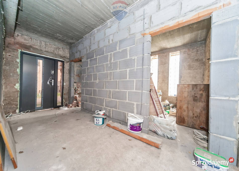 Dom z rozpoczętą realizacją projektu Cieszyn