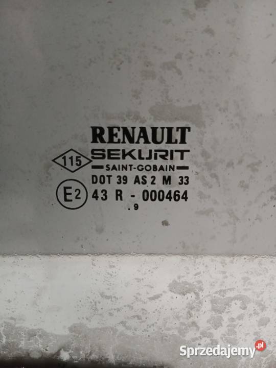 Szyba Drzwi Lewa Przednia Renault Megane 9502 Bralin