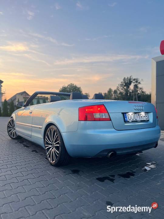 Audi A4 B6 Cabrio 18T Świeży przegląd benzyna Kowale
