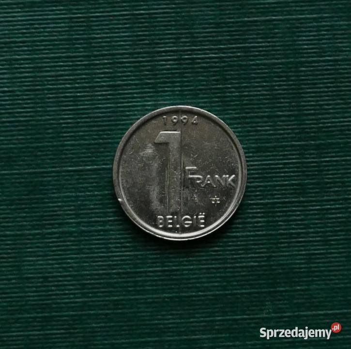 BELGIA 1 frank 1994r Napis holendersku BELGI Numizmatyka Gliwice