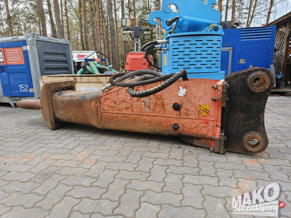 Młot hydrauliczny Sandvik Rammer M18 do koparki świętokrzyskie Ostrowiec Świętokrzyski
