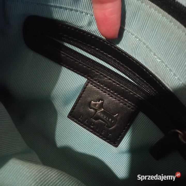 Radley London czarna skórzana torebka damska Koszalin