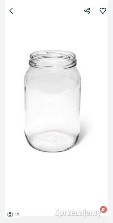 Słoiki 900ml na miód przetwory Sienno