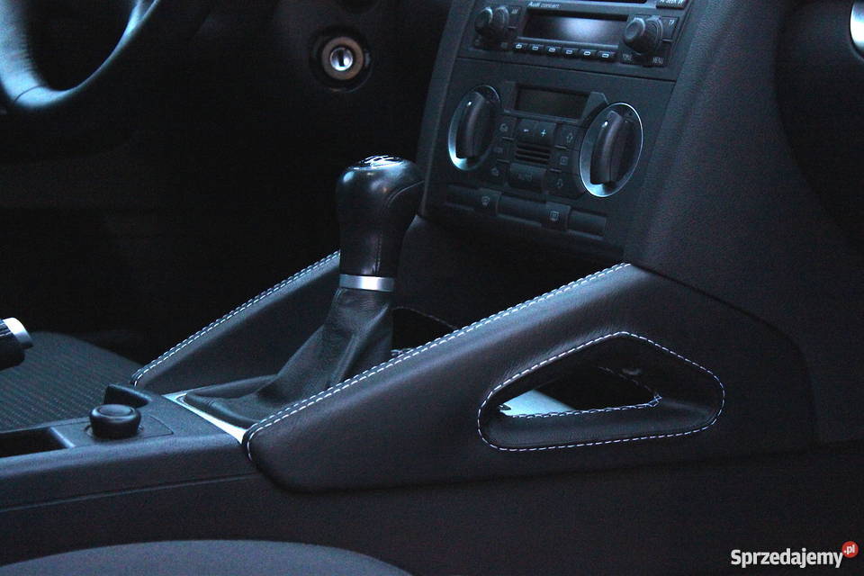 Audi A3 8P czarna S3 Sline Alu nieuszkodzony Leszno