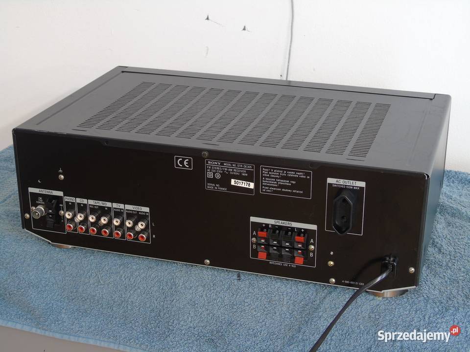Amplituner Sony STRDE305 RDS sprawny i mocny podkarpackie Jasło sprzedam