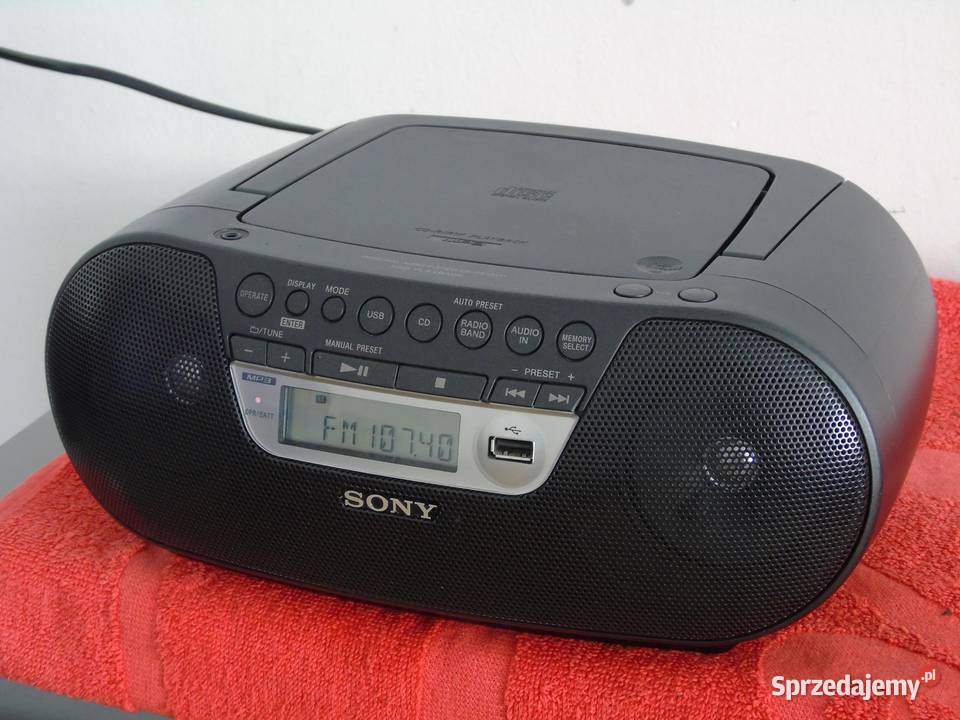 Radioodtwarzacz Sony USB mp3 CD radio AUX