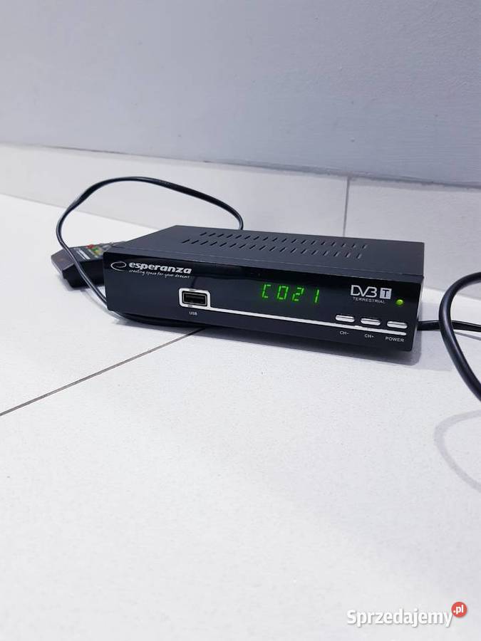 Tuner odbiornik cyfrowej telewizji naziemnej Dąbrowa Górnicza sprzedam