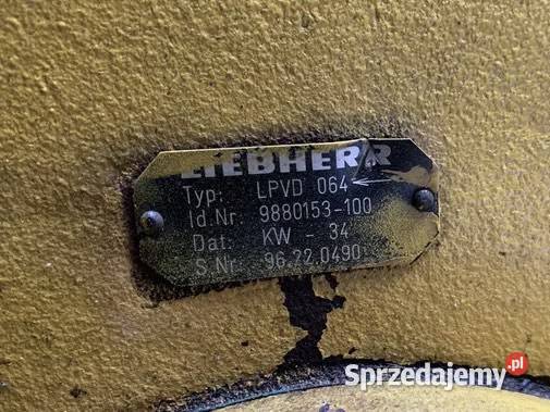 Pompa hydrauliczna LPVD 064 do koparki Liebherr Siewierz