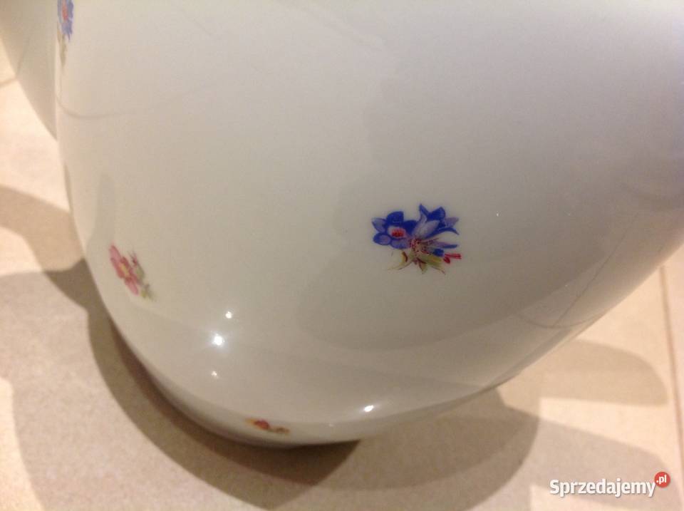 Dzbanek do Herbaty Stara Porcelana Volkstedt biały lubuskie Nowa Sól sprzedam