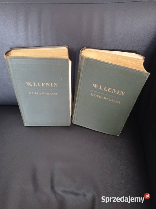 Lenin Dzieła wybrane w dwóch tomach mazowieckie Warszawa