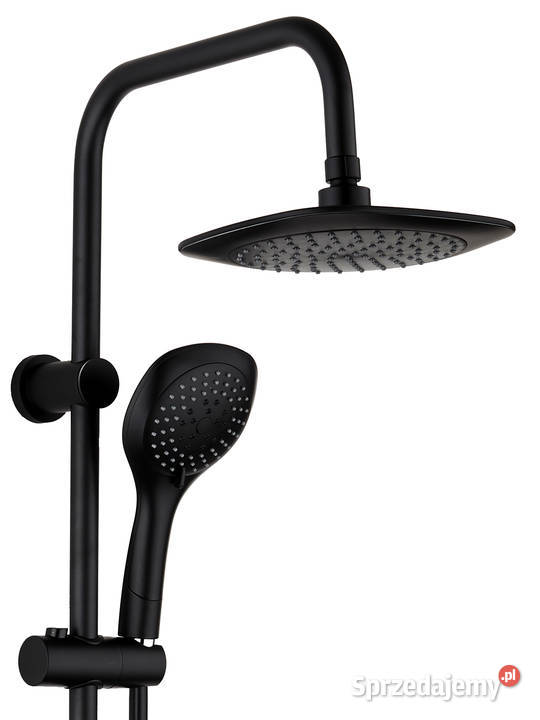 Deszczownica prysznic 15m 95 czarny owal ABS Łódź