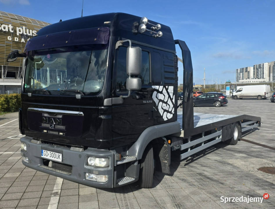 MAN TGL 8250 MAN TGL 8250 Laweta długi najazd diesel pomorskie Gdańsk sprzedam