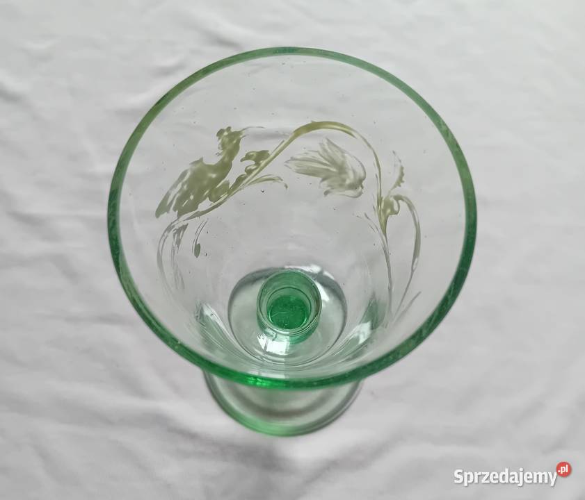 Ręcznie malowany kieliszek do wina Forest Glass