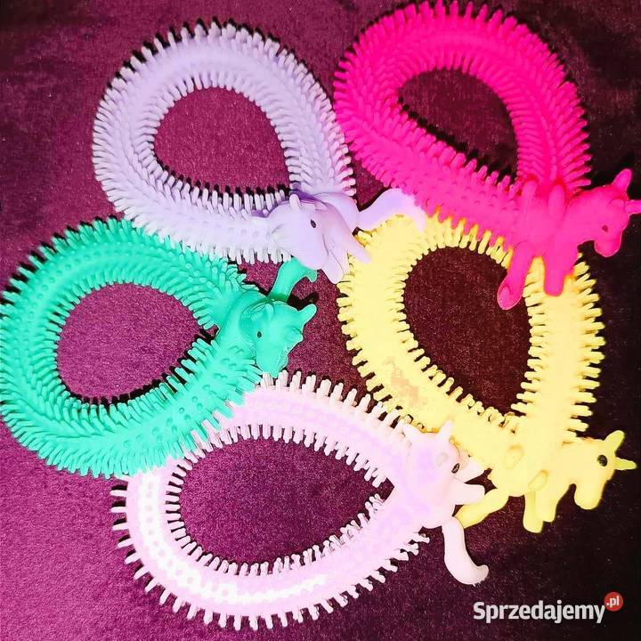 Zabawka Jednorożec Makaron Elastyczny Wąż Łódź