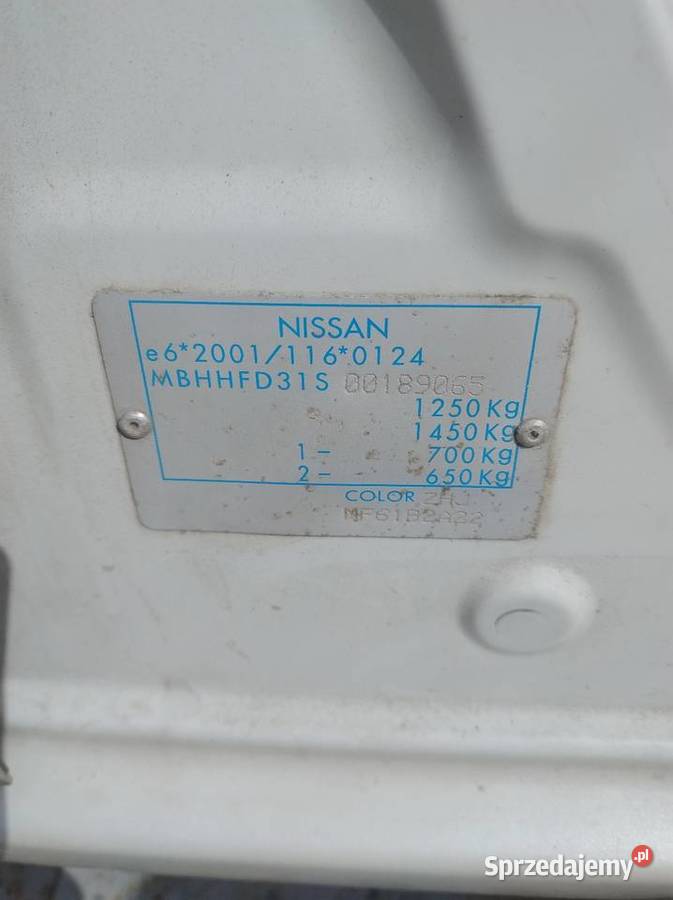 Nissan Pixo 10 B 2009r Przebieg 97 Części osobowe Elbląg