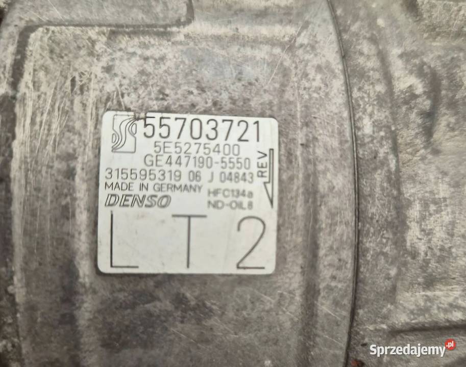 SPRĘŻARKA KOMPRESOR KLIMATYZACJI OPEL CORSA D 13 Kompresory klimatyzacji Działoszyce sprzedam