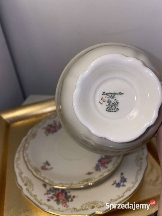 Trio śniadaniowe filiżanka porcelana bavaria małopolskie Kraków