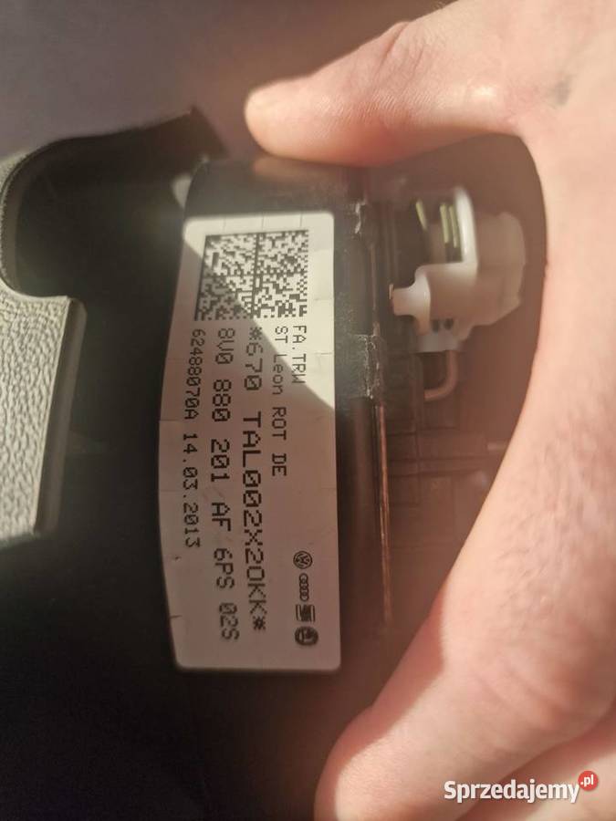 Poduszka powotrzna Airbag AUDI Q3 8U 20112018 osobowe dolnośląskie Kłodzko