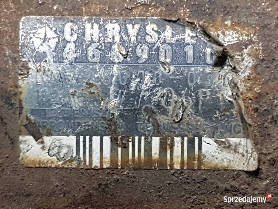 CHRYSLER CONCORDE 33 ROZRUSZNIK STARTER DENSO Układ elektryczny silnika wielkopolskie Turkowice