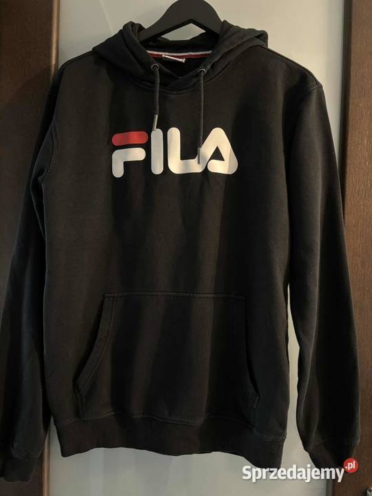 Czarna bluza FILA z kapturem rozmiar M Rozmiar M Gdańsk