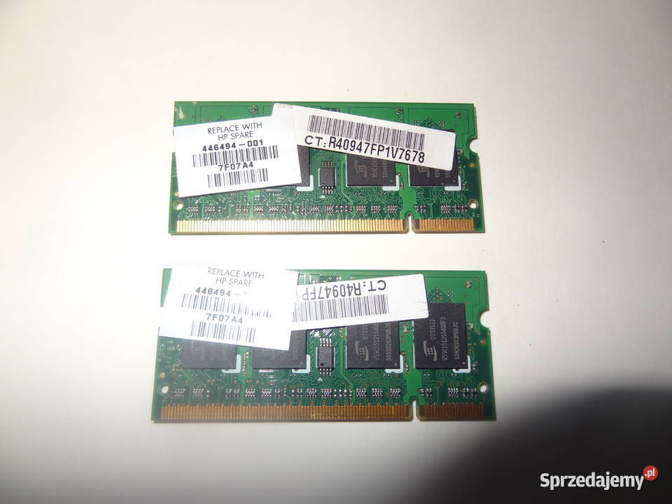 Pamięć RAM 512MB pc25300S ProMOS 2 sztuki DDR2 Pamięci wielkopolskie