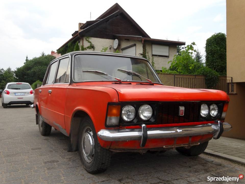 Polski Fiat 125p 1300 74 winylowy dach wielkopolskie Poznań