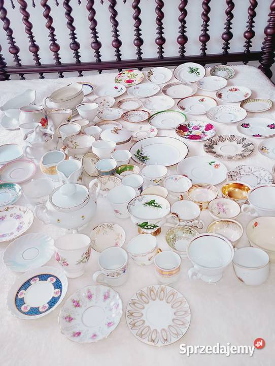 Stara sygnowana porcelana ponad 90 sztuk Koszalin